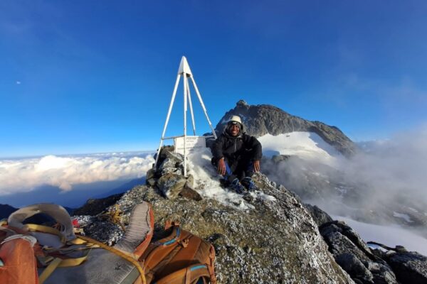 Trek to Cheptegei Peak
