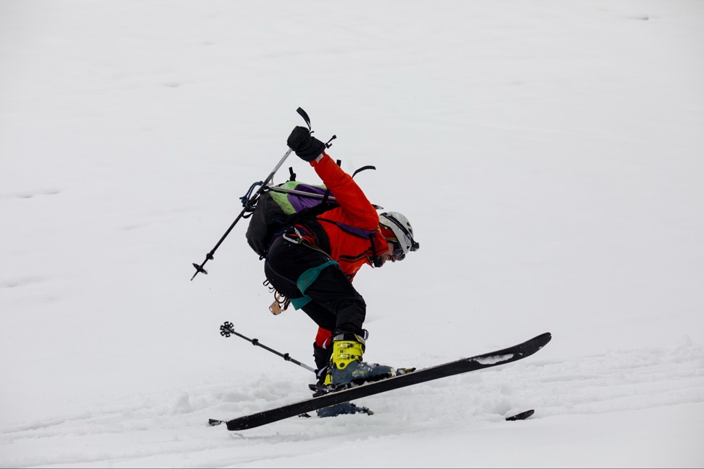 Skiing on The Rwenzori mountains