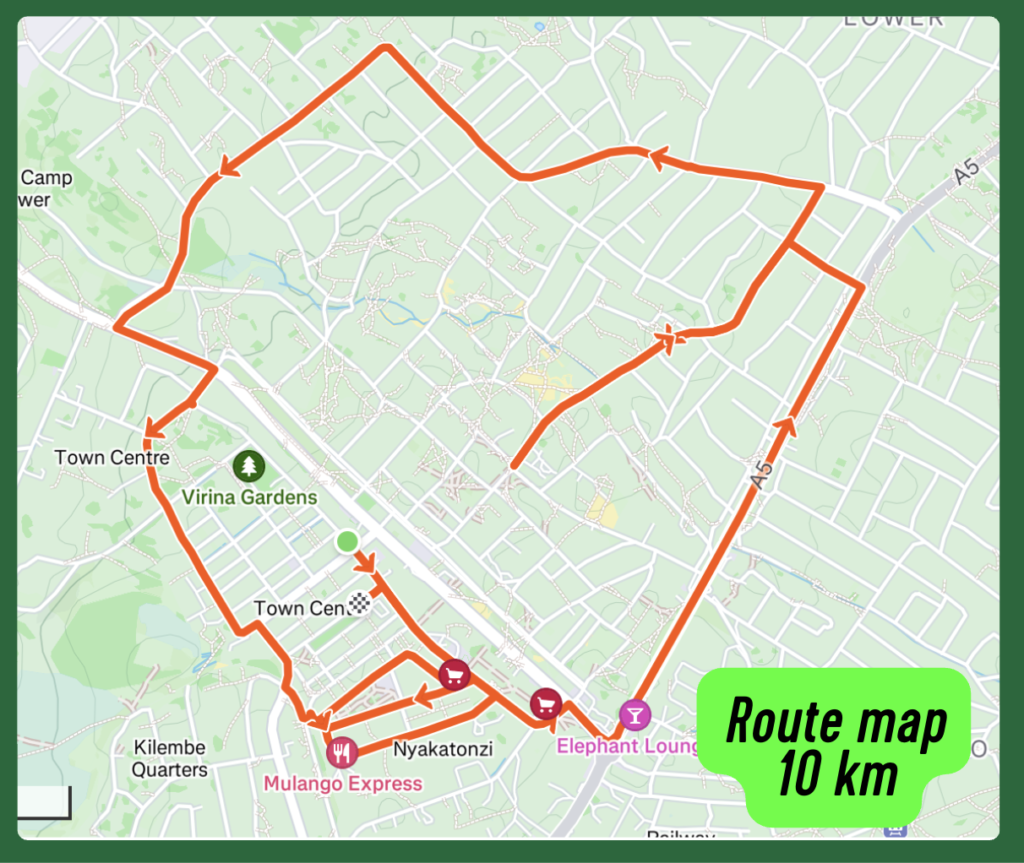 The 10 km run
